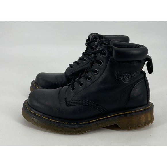 Dr. Martens 939 Black Leather 6-Eye Lace Up Boots-Sz-5M/ Women's-6M - Picture 5 of 15